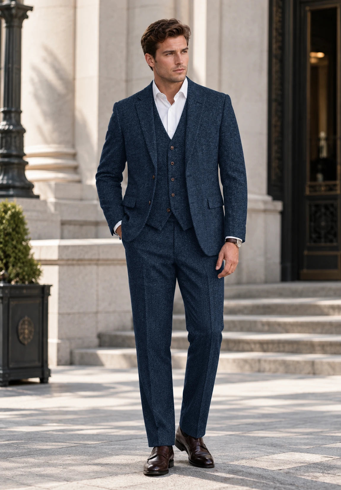 Men's navy Suit