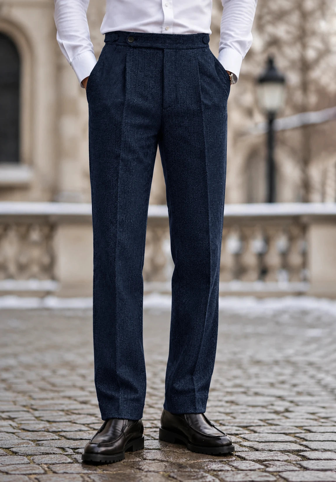 Men's navy pants