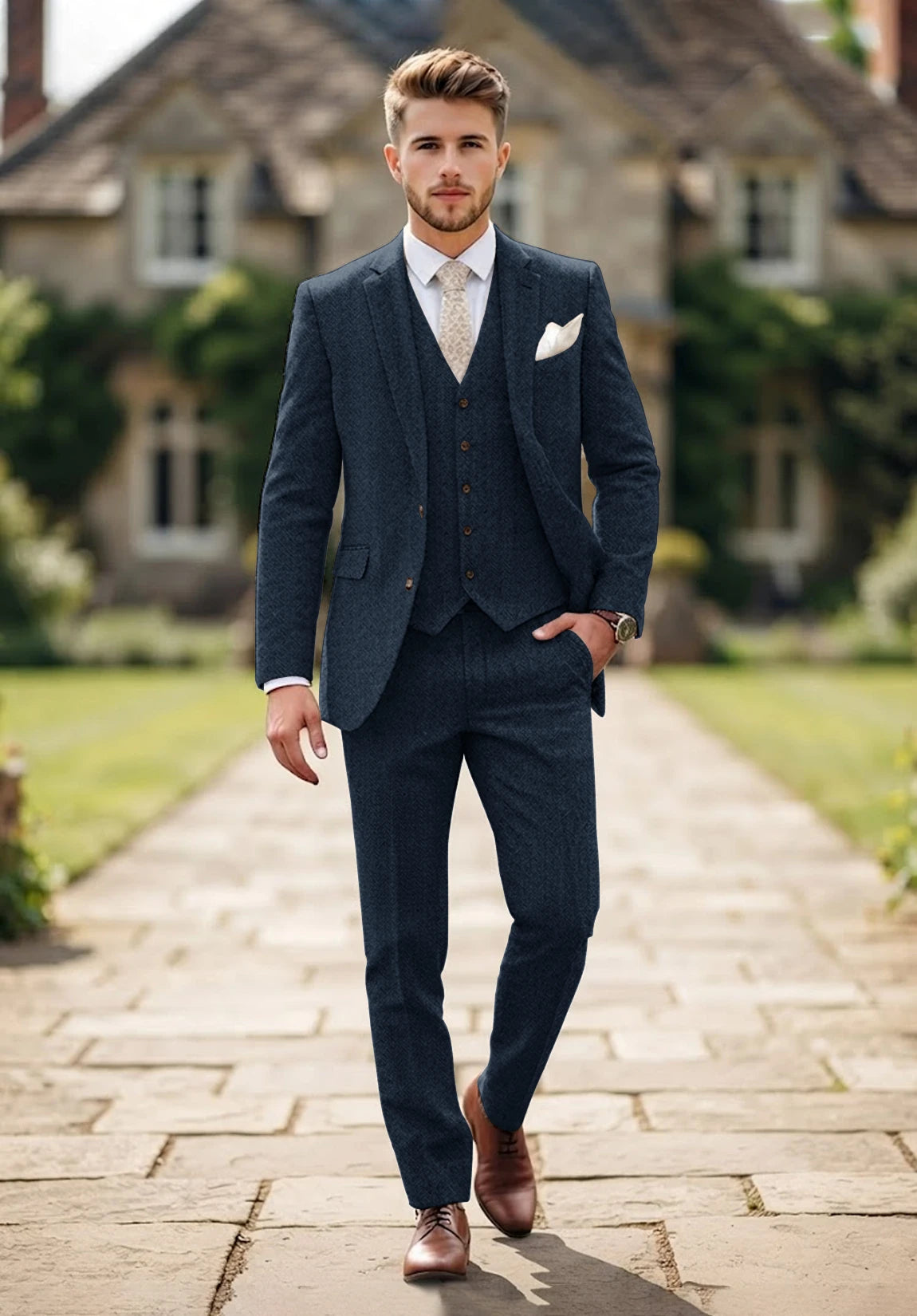 Men's navy Suit