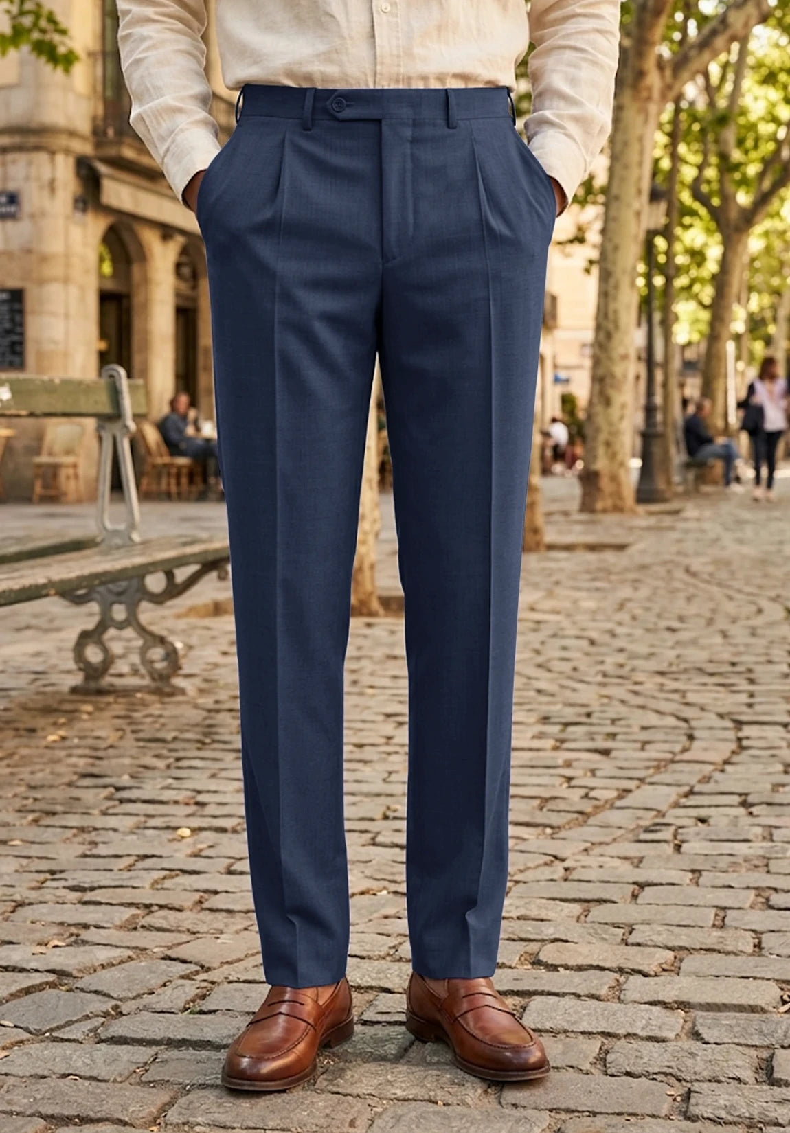 Men's navy pants