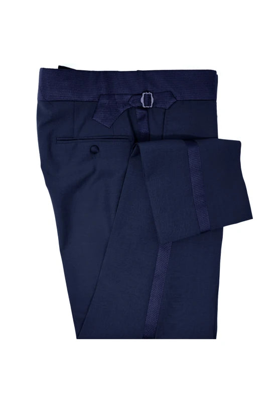 Men's navy suit pants