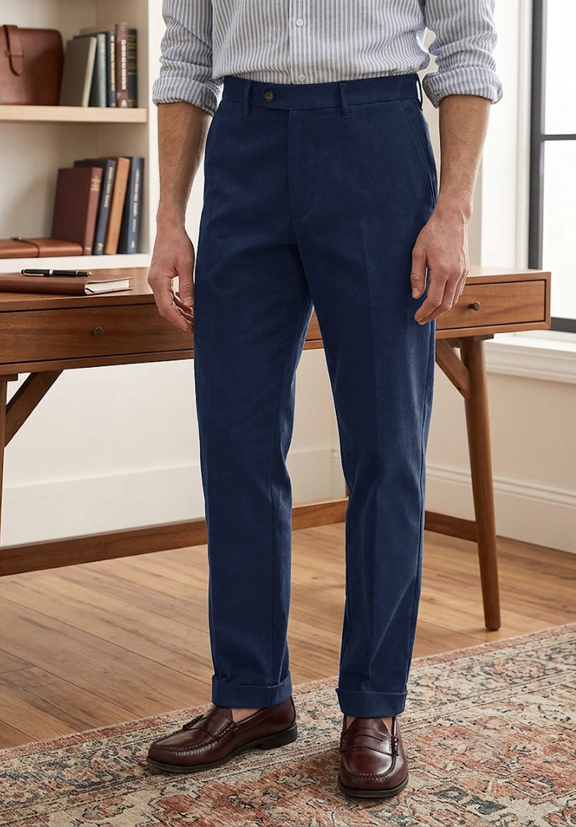 Men's navy pants