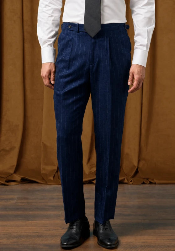men navy dress pants