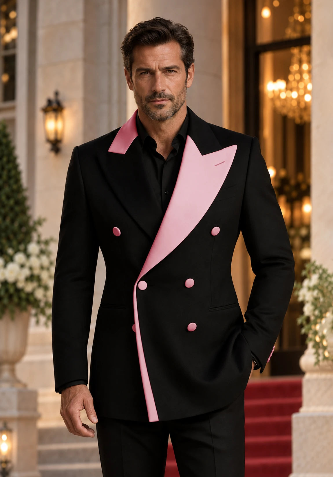 Men's pink jacket