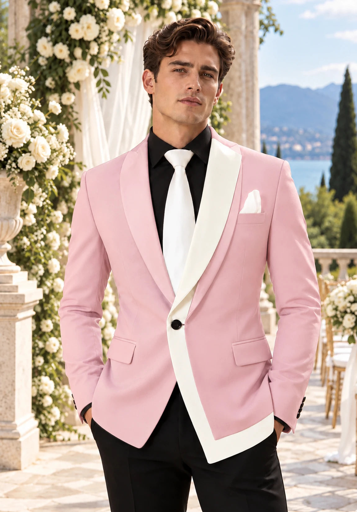 Men's pink jacket