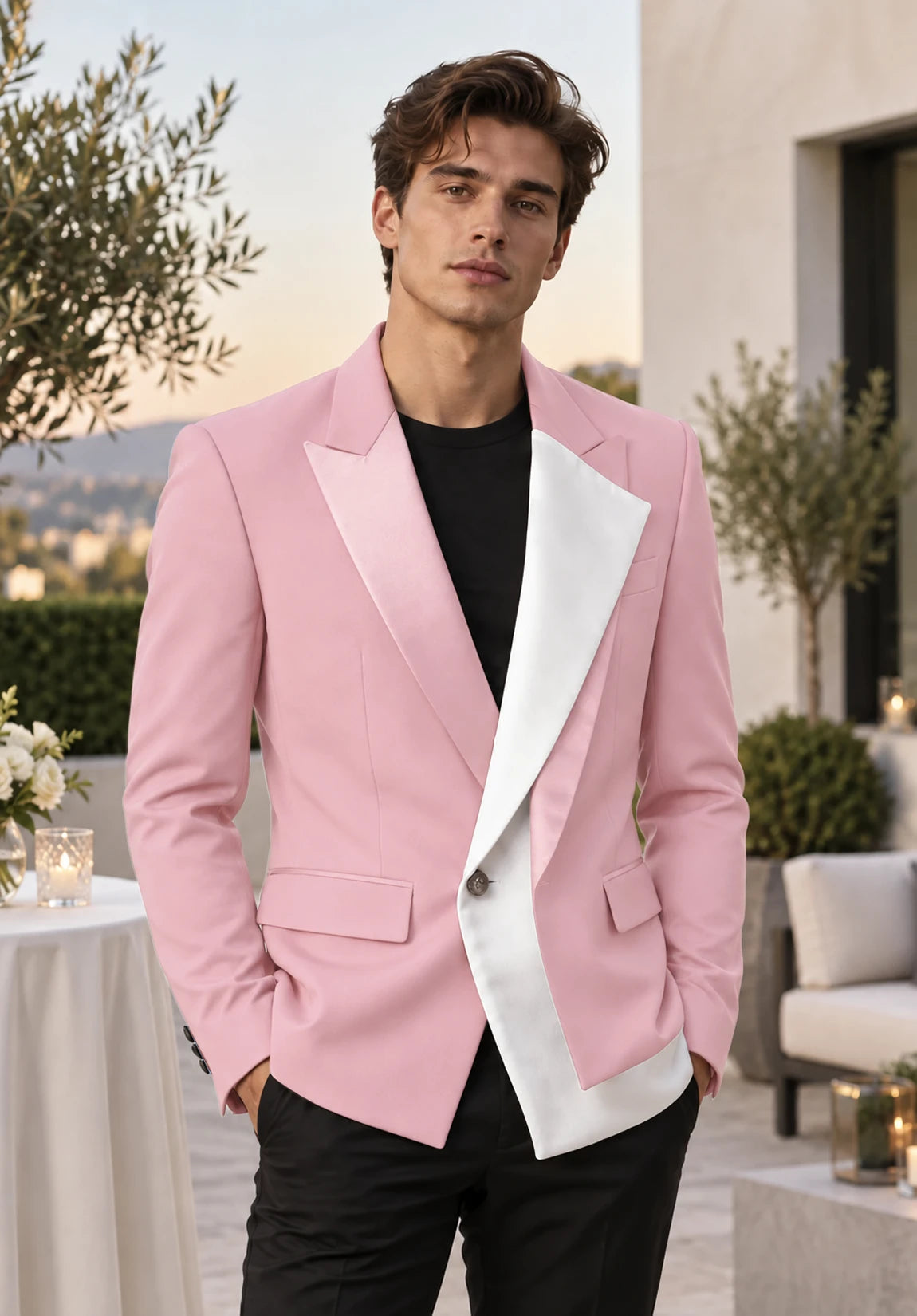 Men's pink jacket