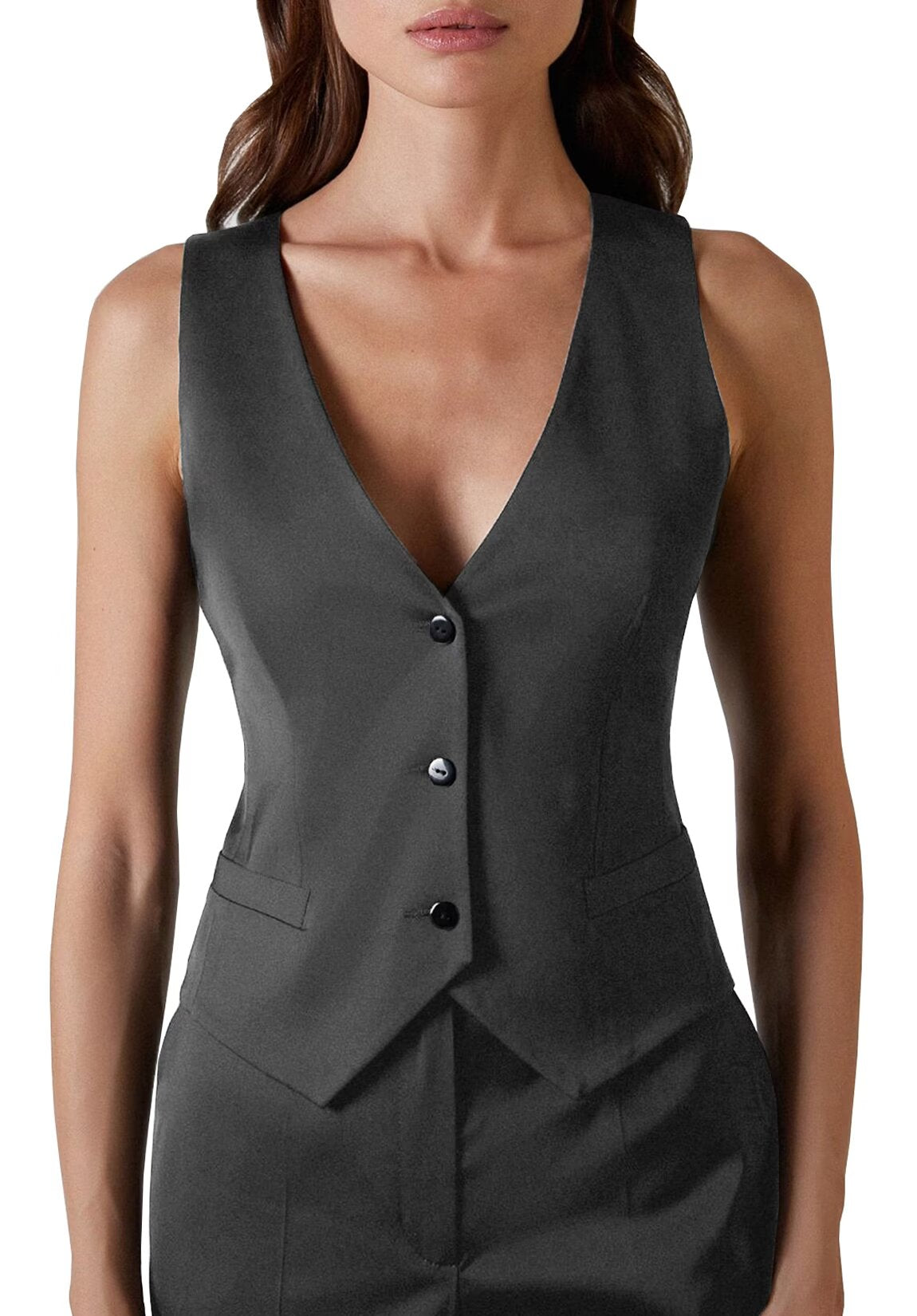 Women's grey vest 