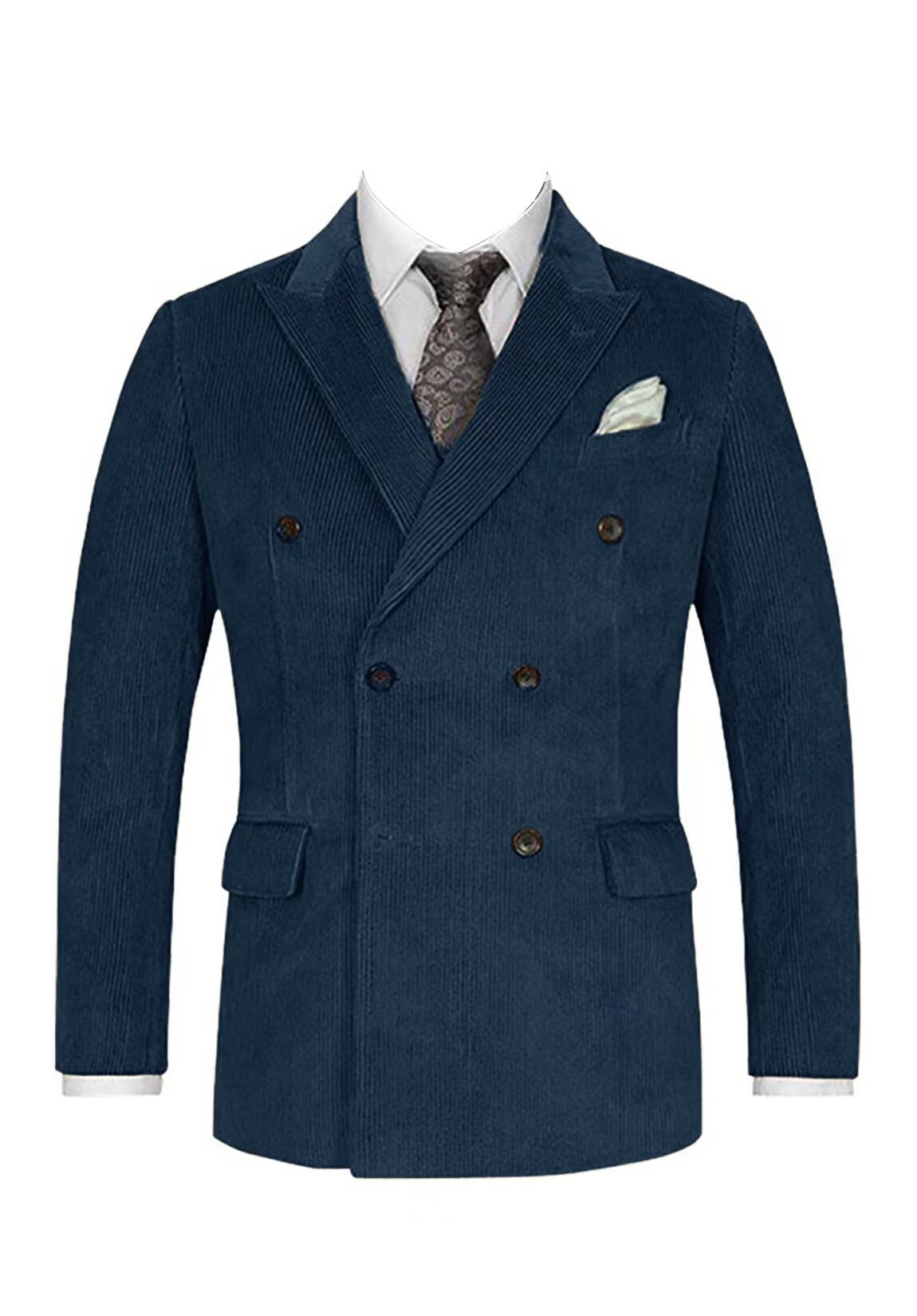 Men's navy corduroy jacket