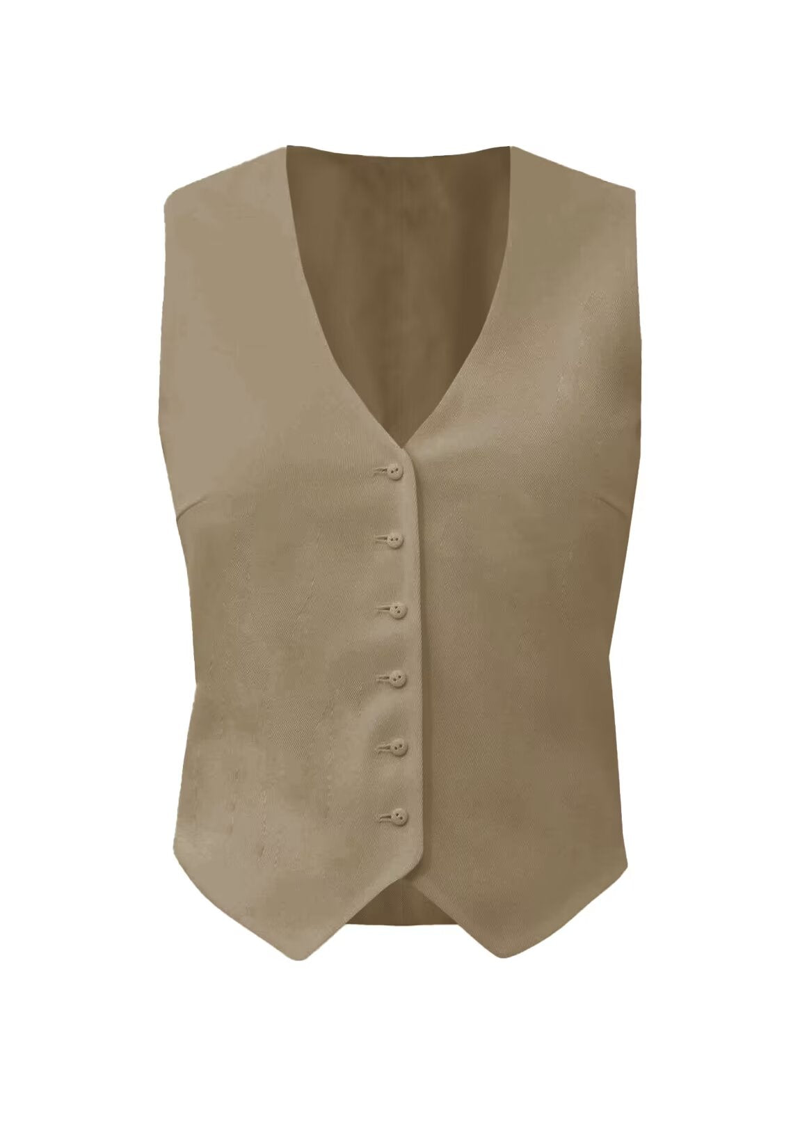 Women's khaki vest 