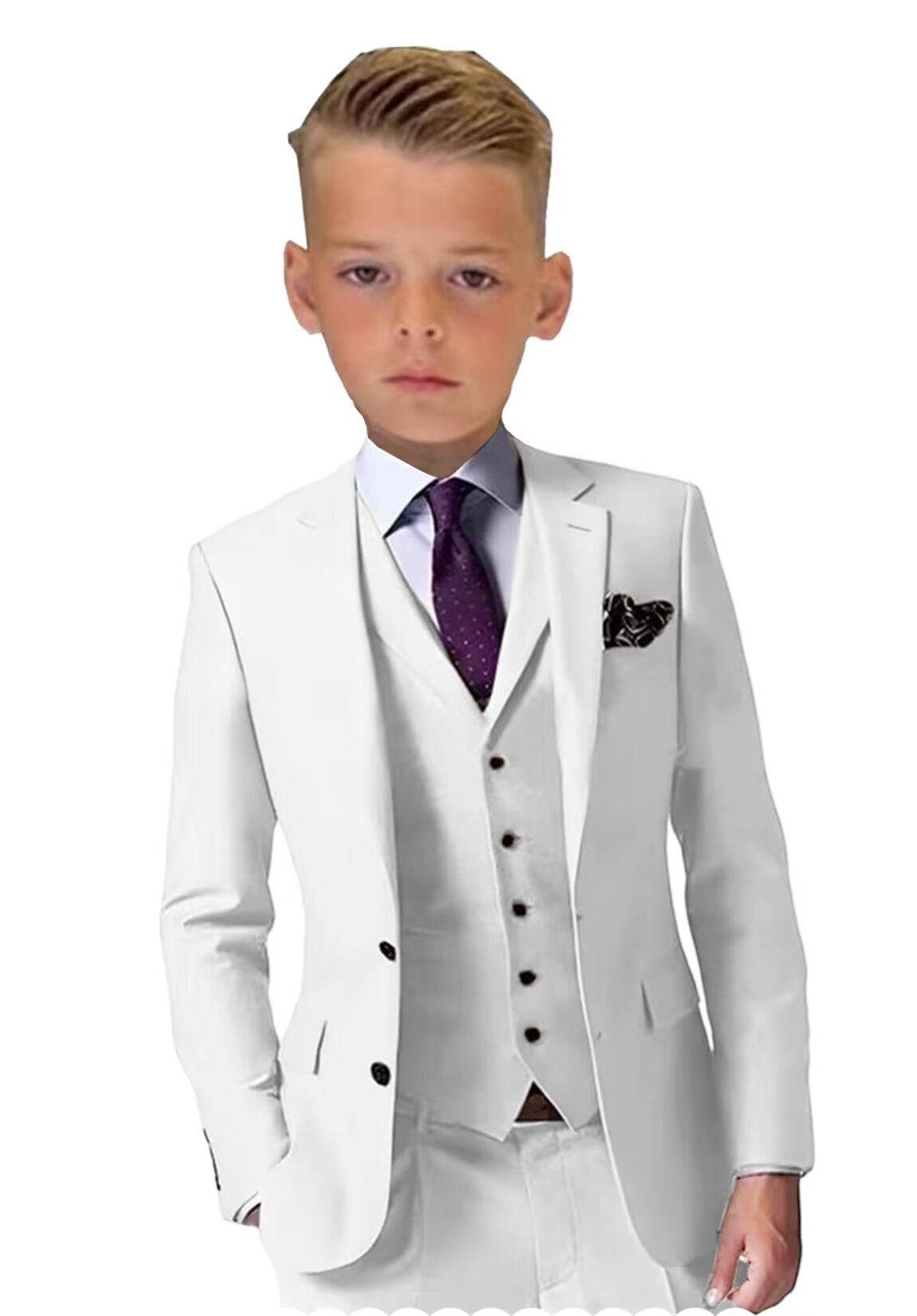 white suit