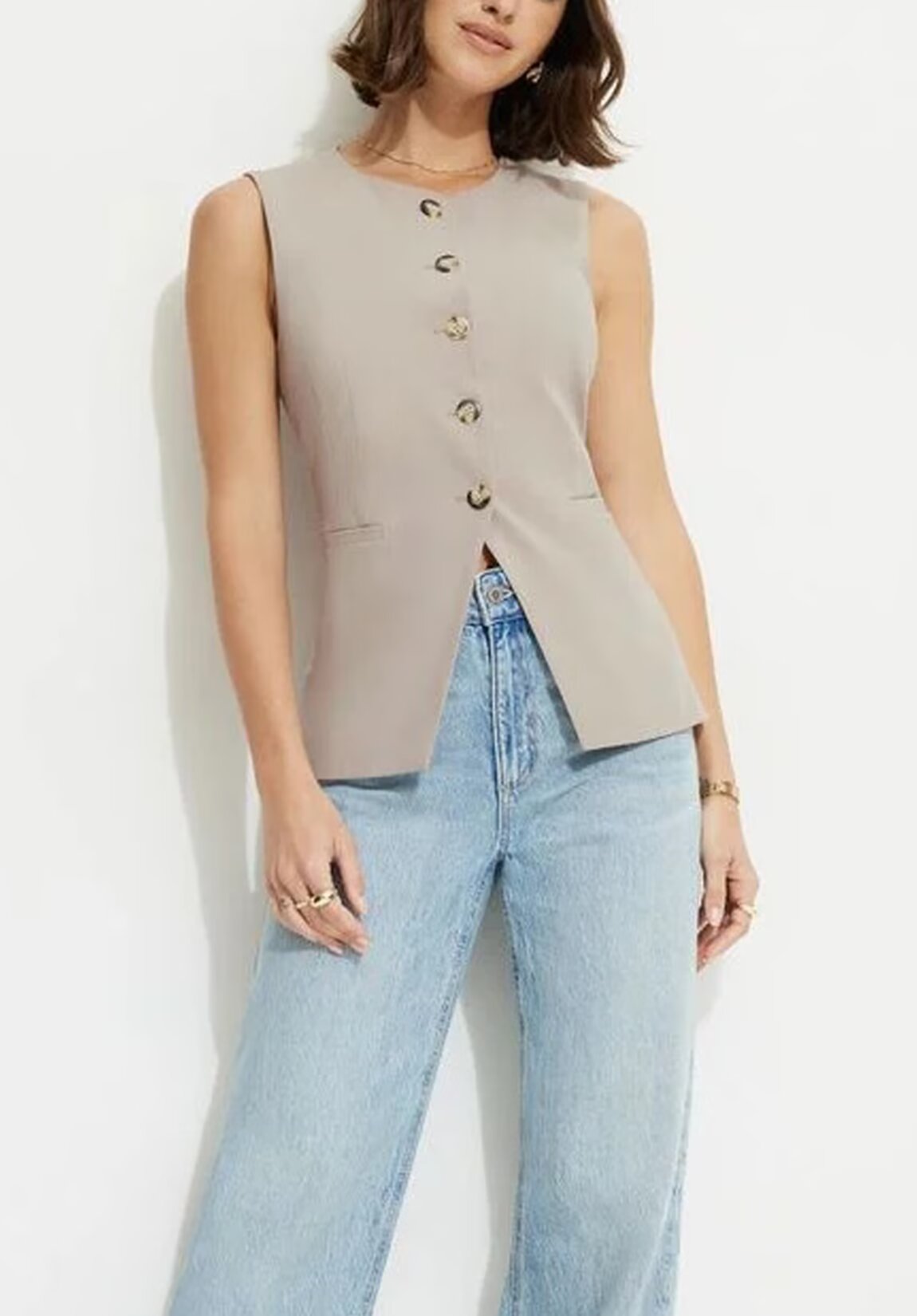 Women's pink vest 