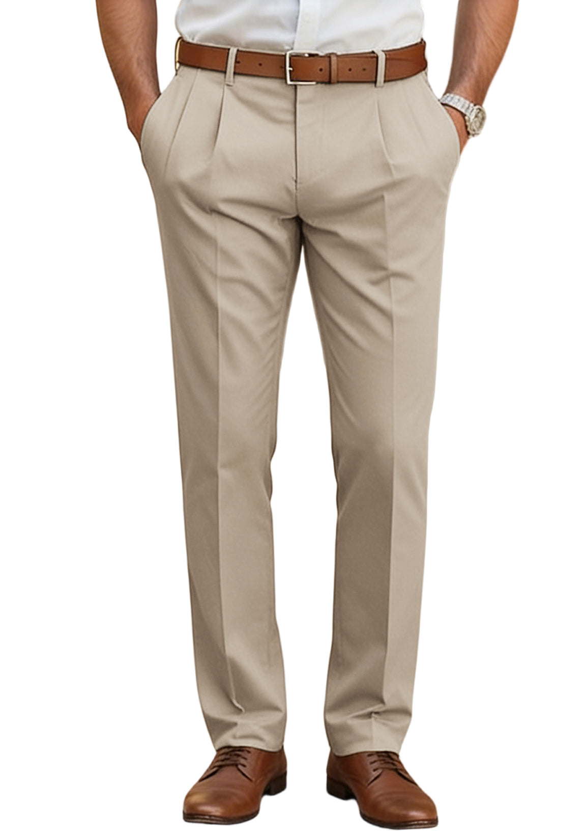 men khaki dress pants