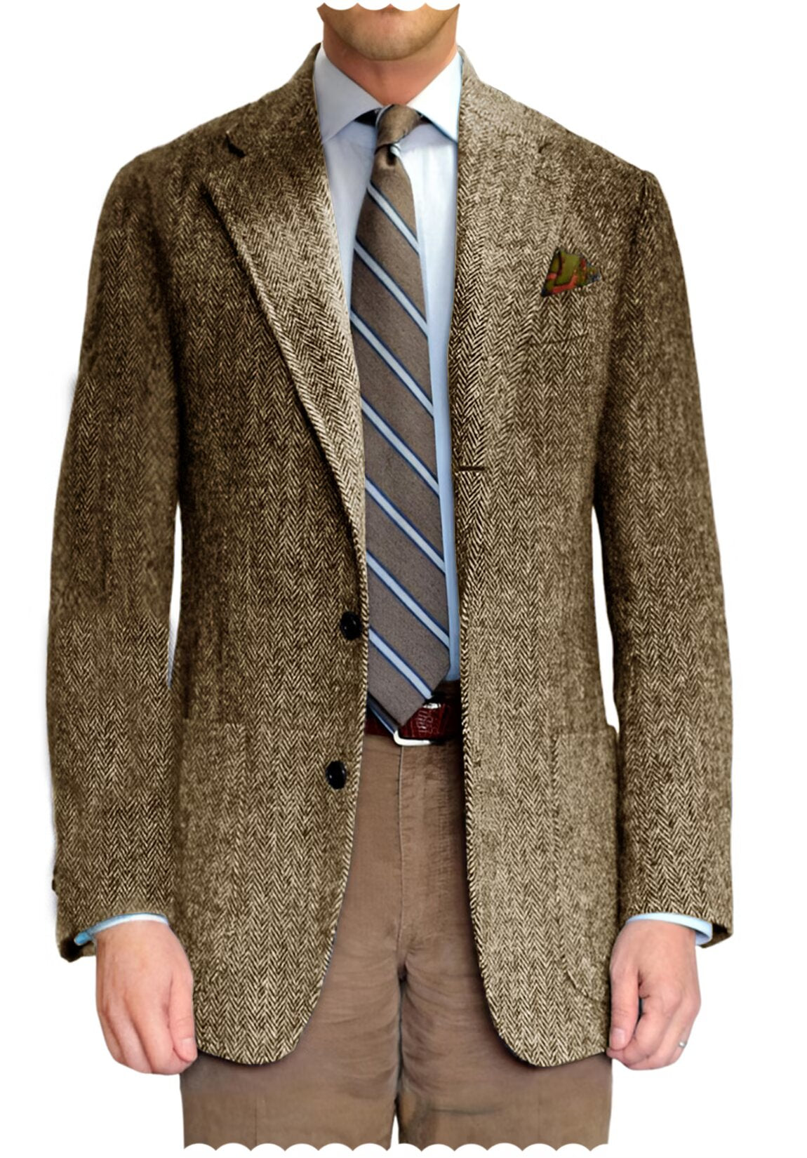 Men Tweed Jacket