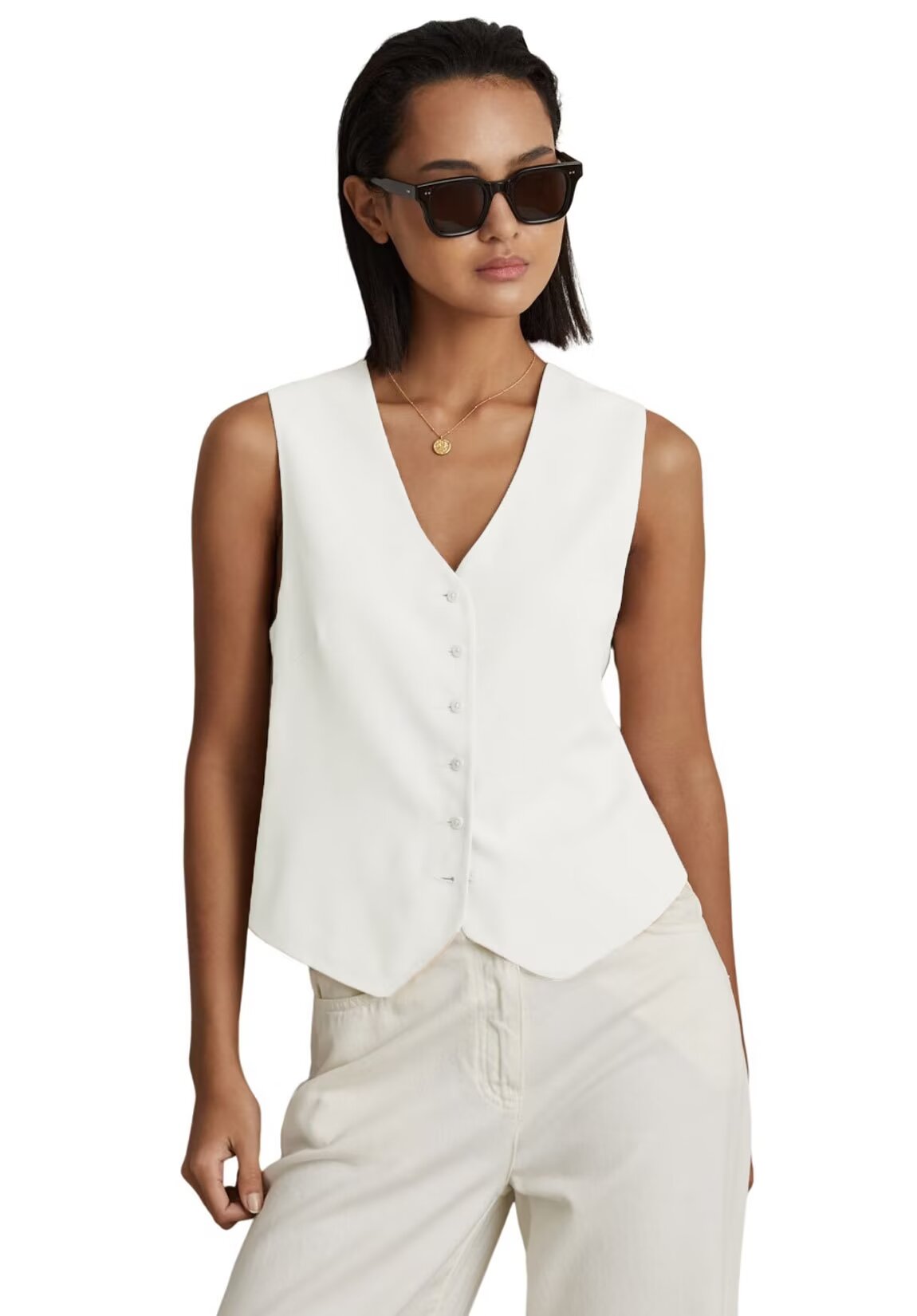 Women's ivory vest 
