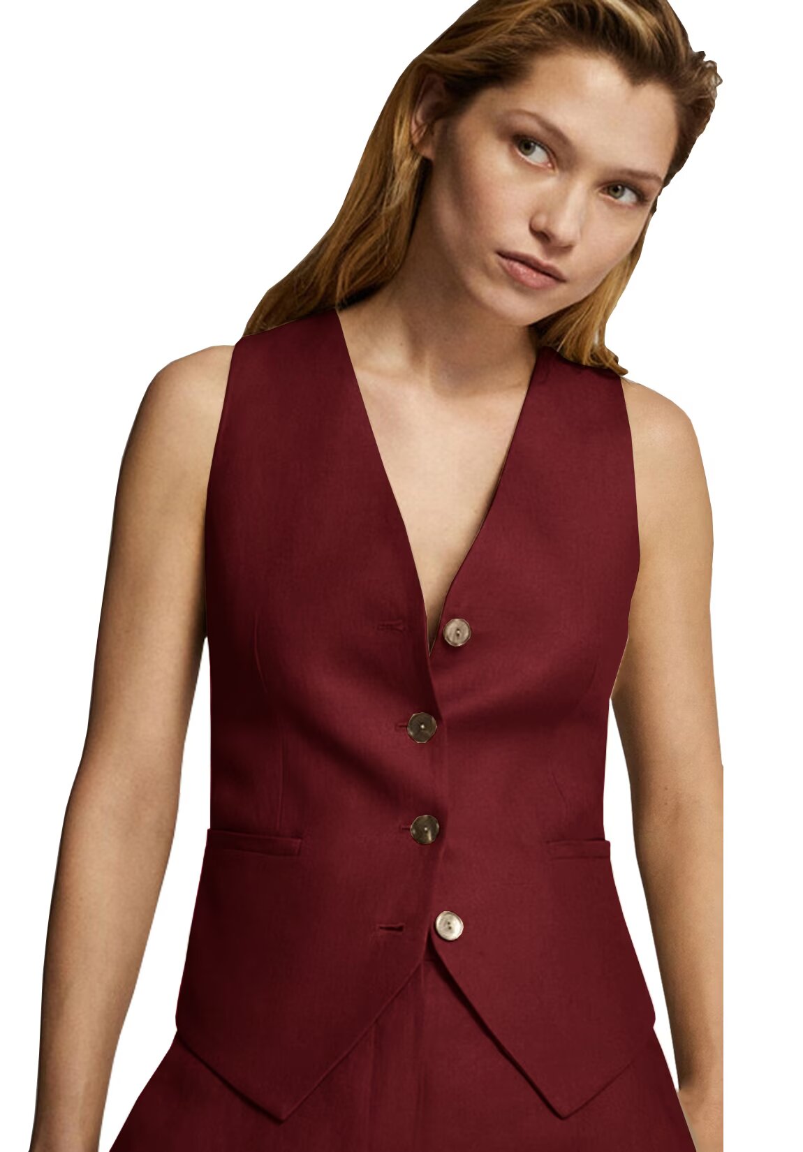 Women's red vest 