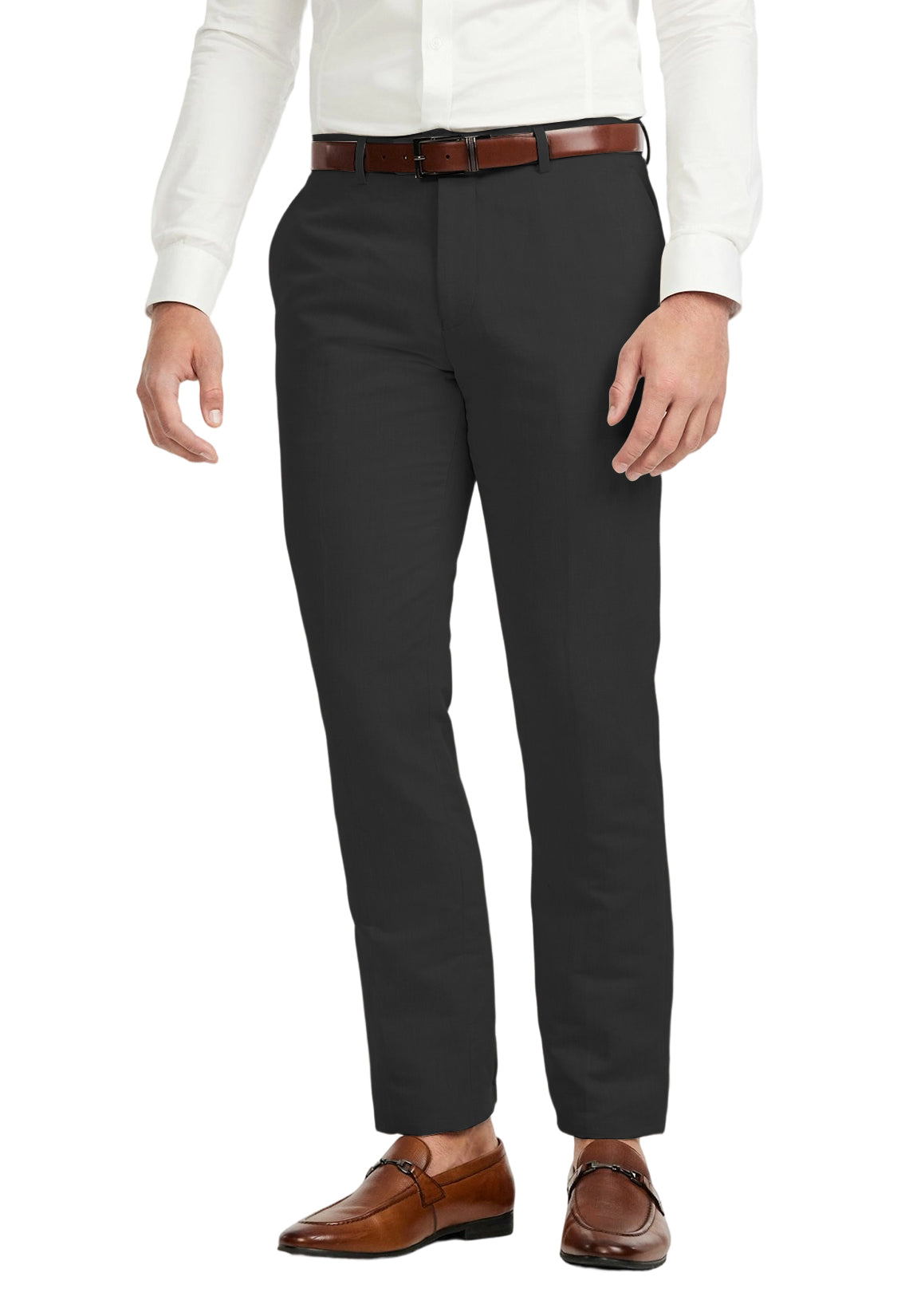 Men Linen Pants Black