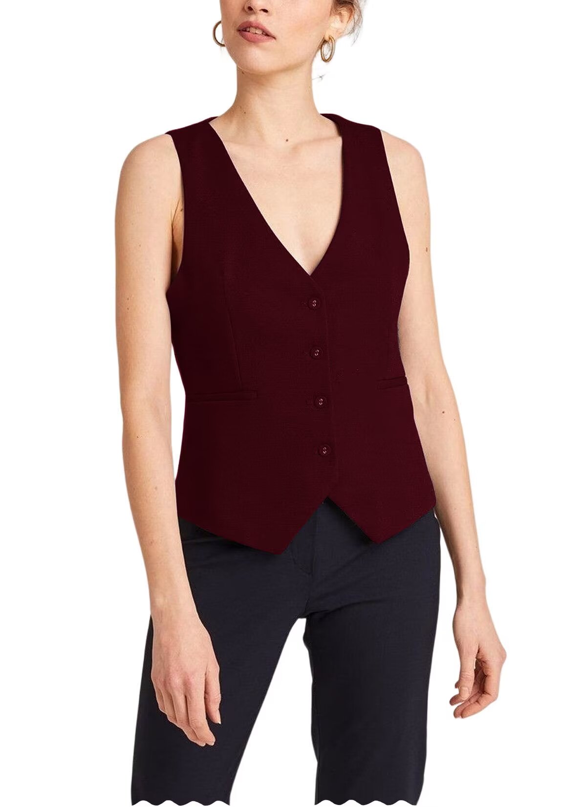 Women's red vest 