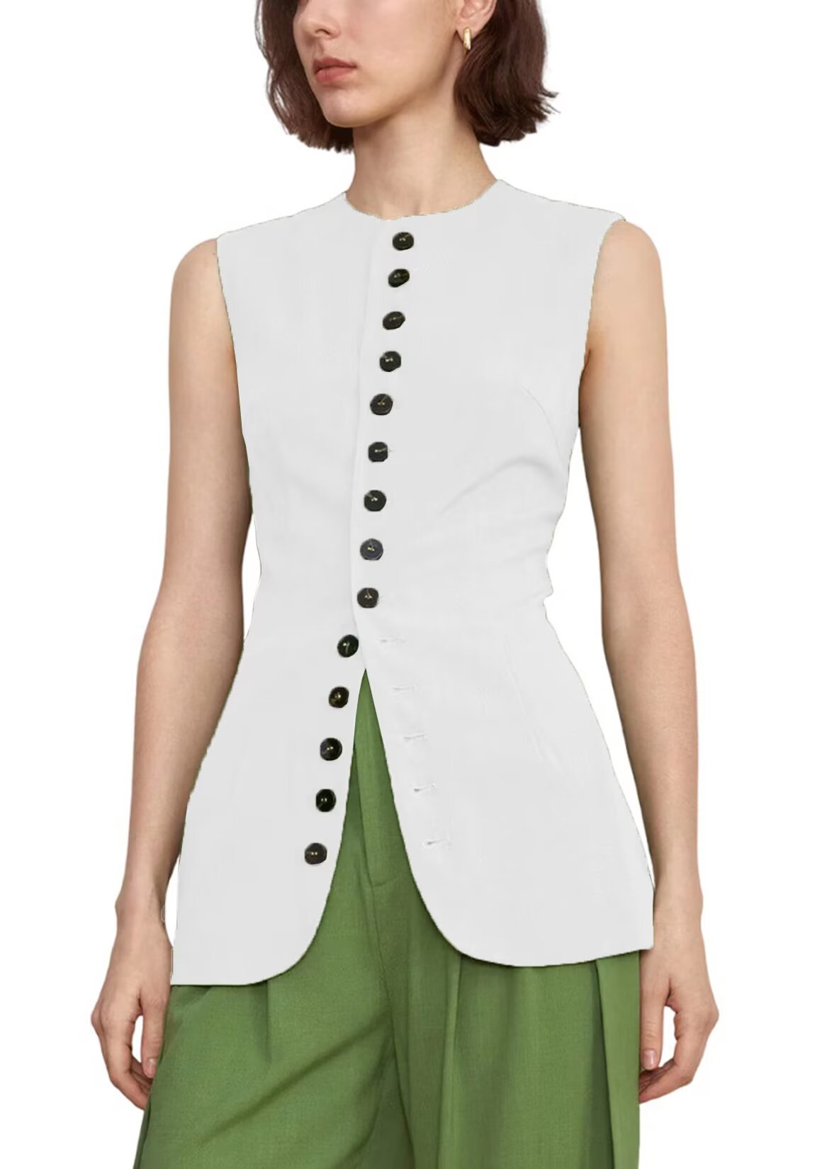 Women's white vest 