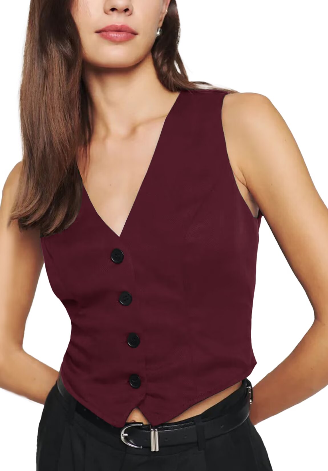 Women's red vest 