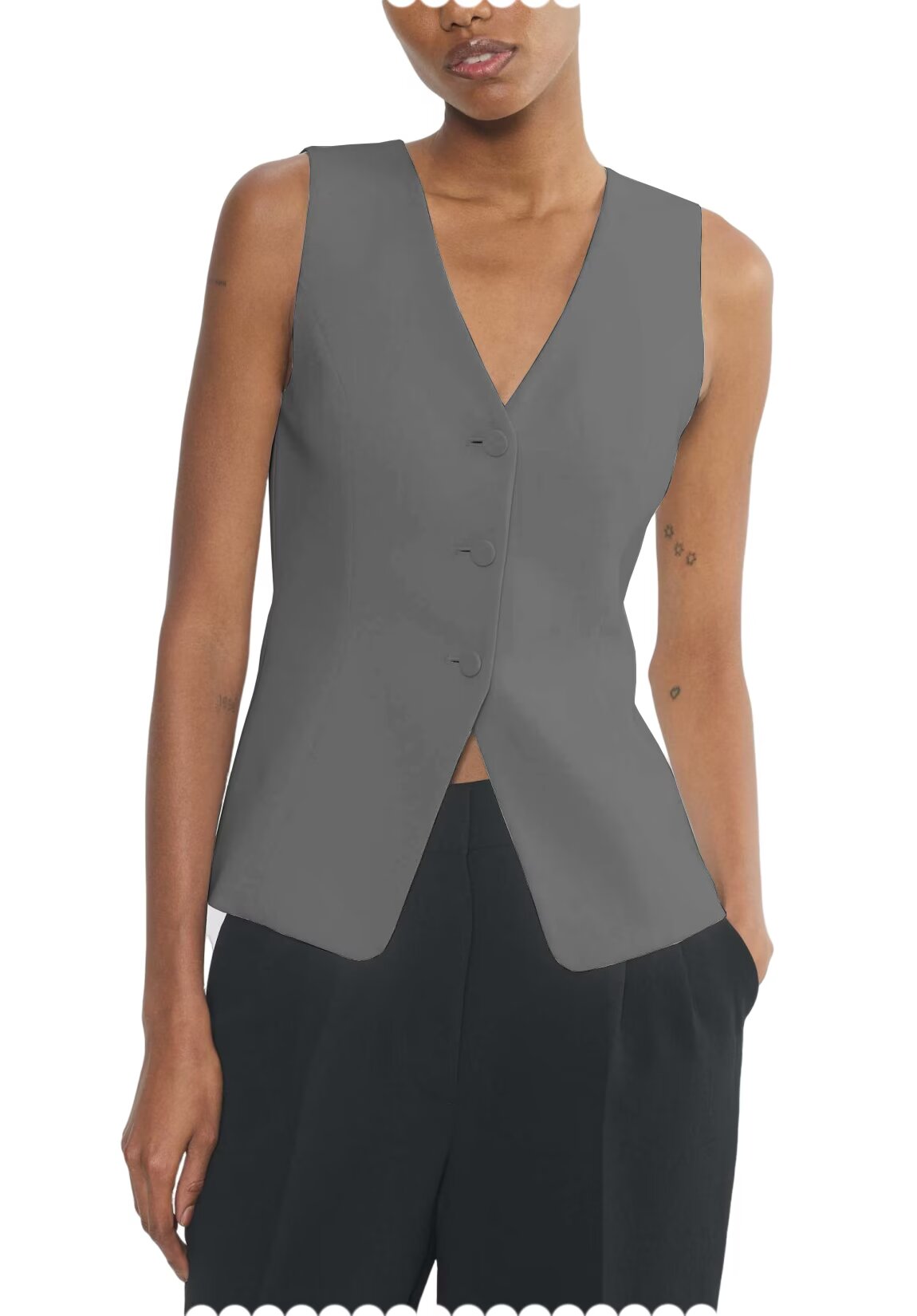 Women's grey vest 