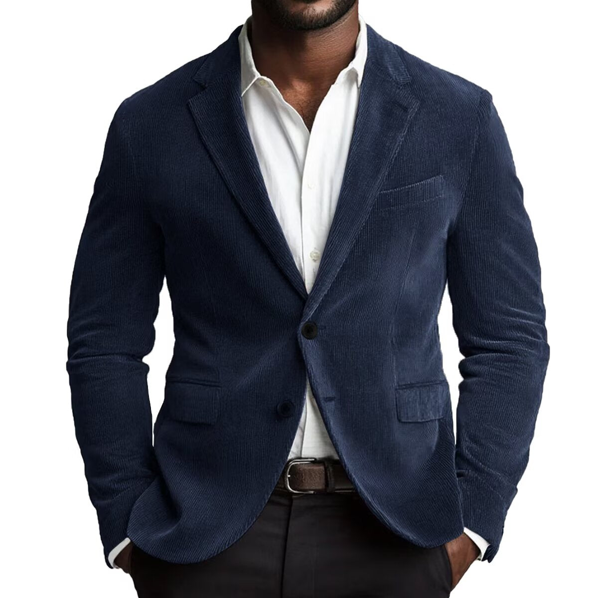 Men's navy corduroy jacket