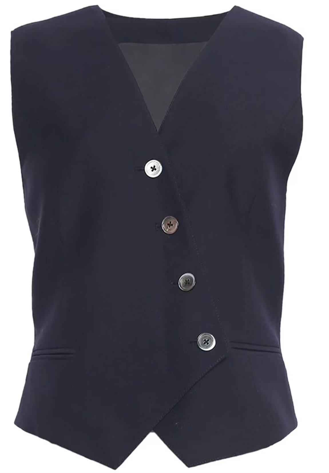 Women's blue vest 