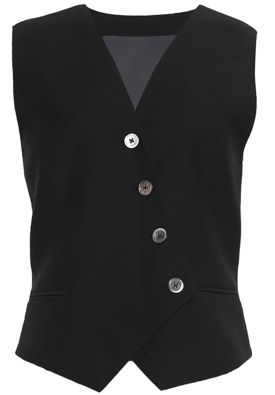 Women's black vest 