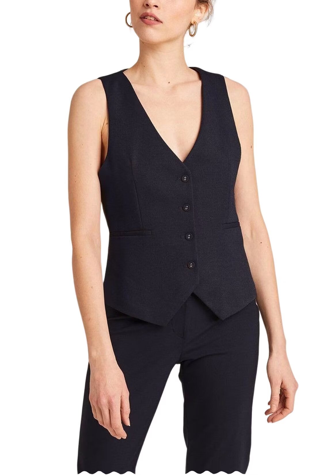 Women's black vest 