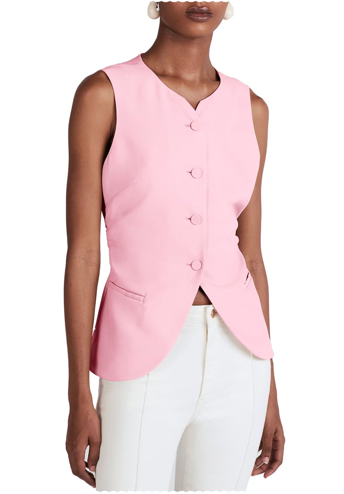 Women's pink vest 