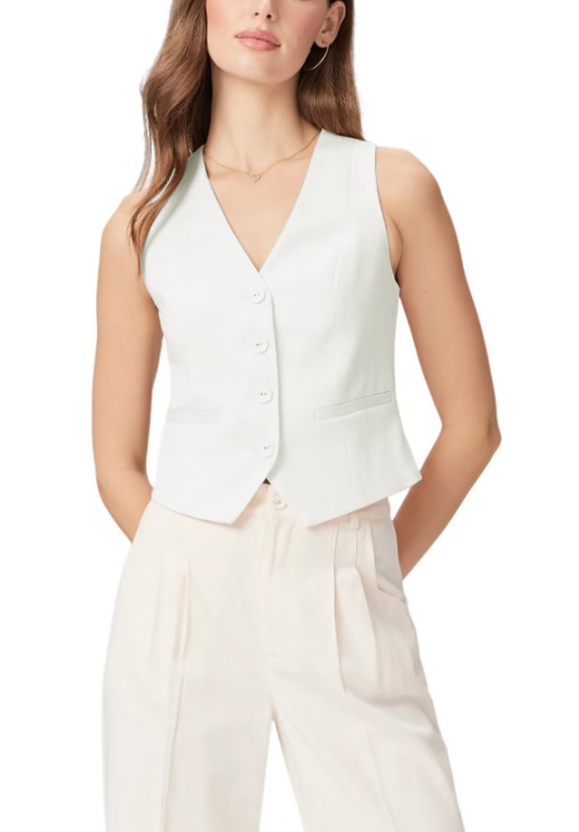 Women's ivory vest 