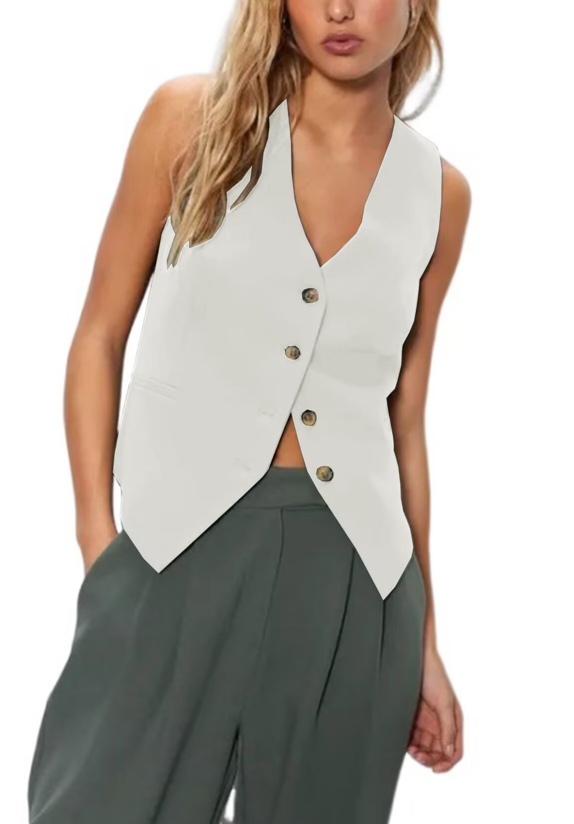 Women's ivory vest 
