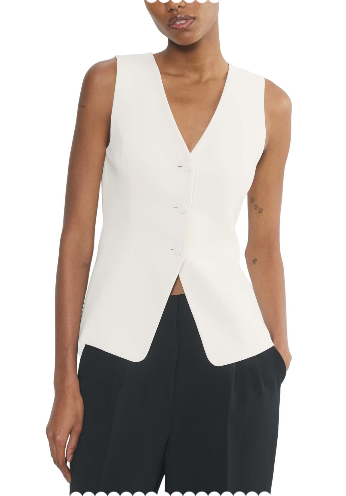 Women's ivory vest 
