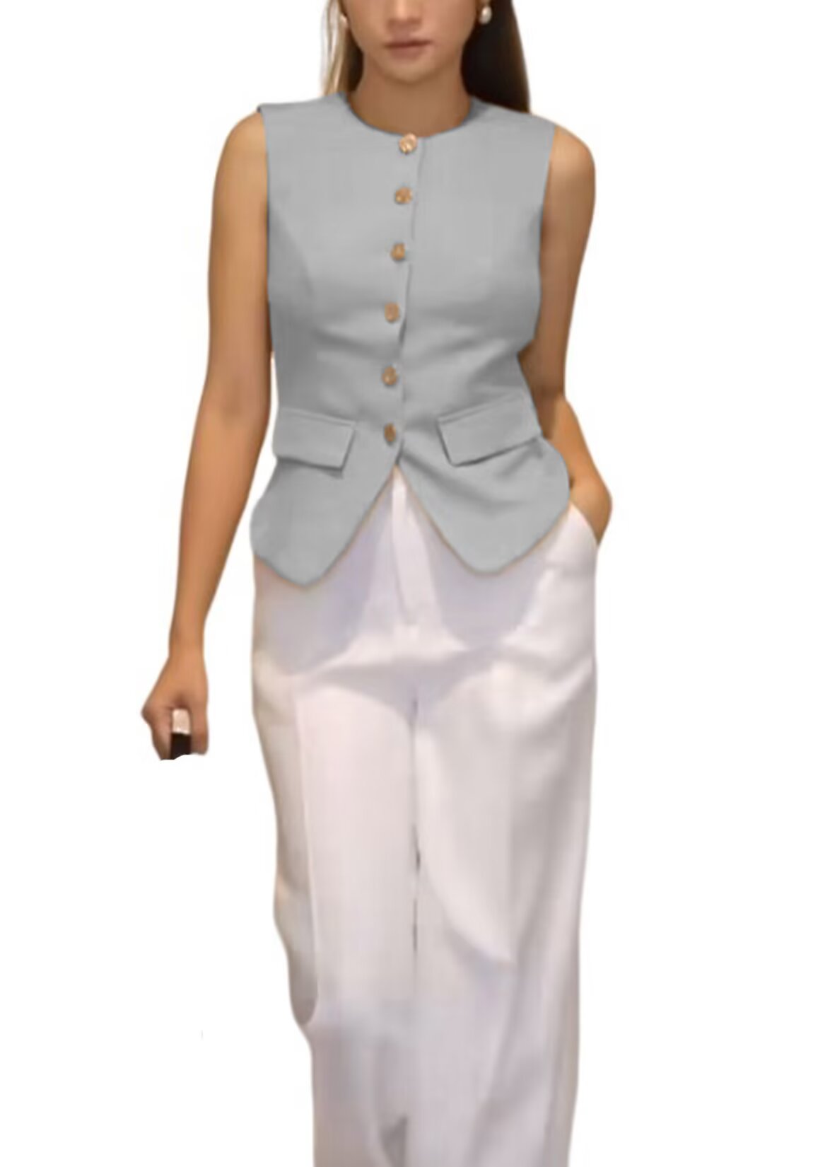 Women's grey vest 