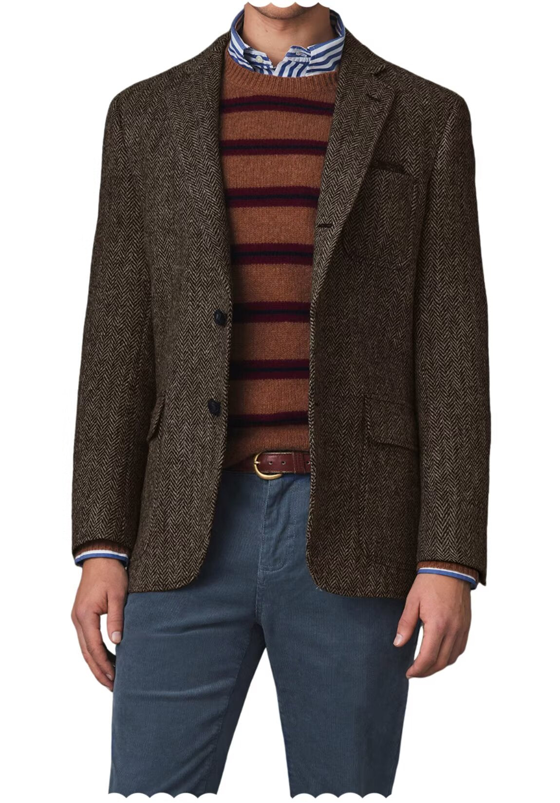 Men Tweed Jacket