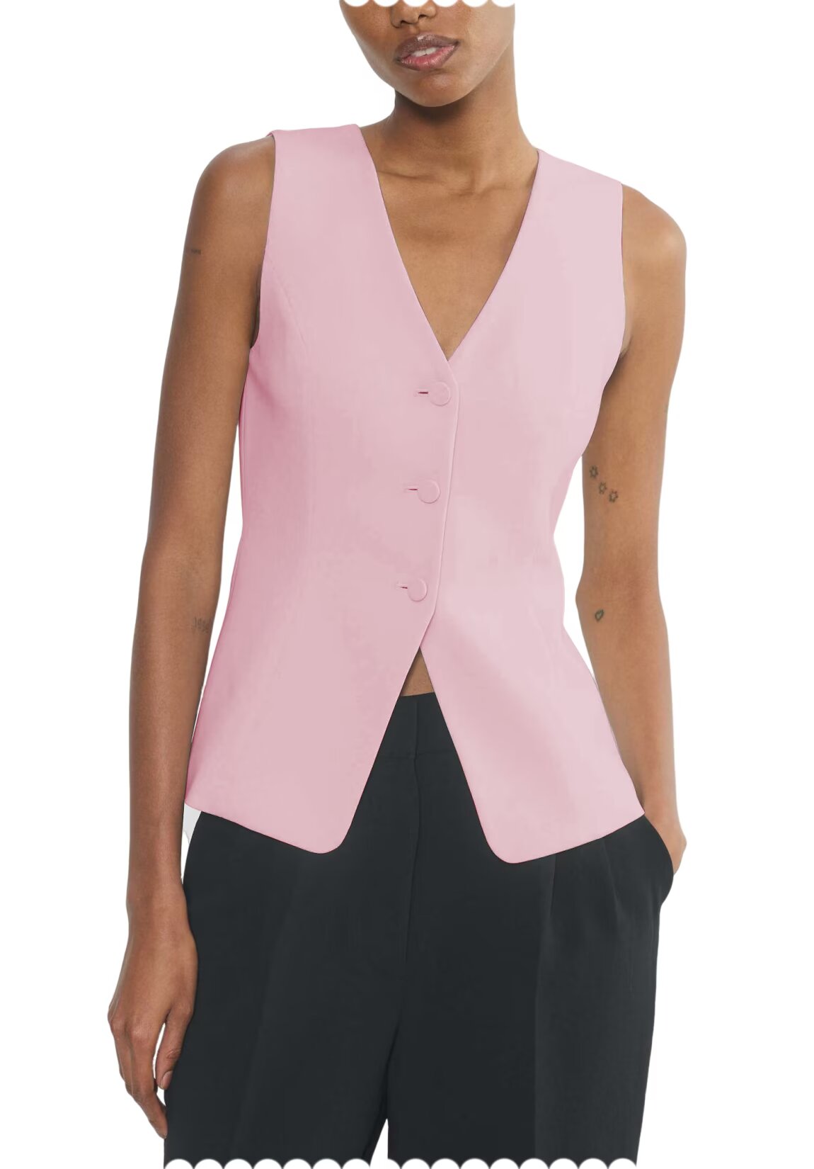 Women's pink vest 