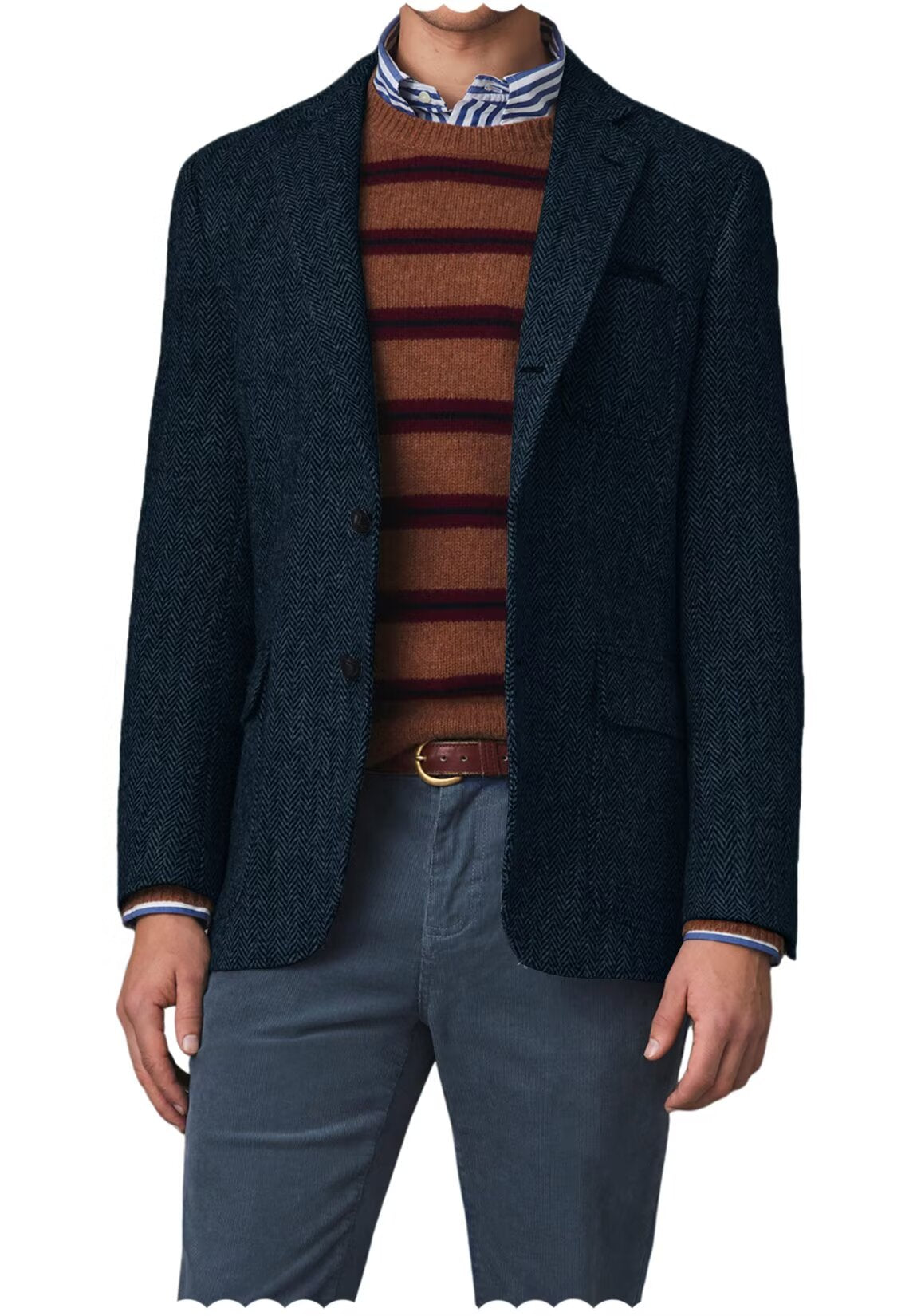 Men Tweed Jacket