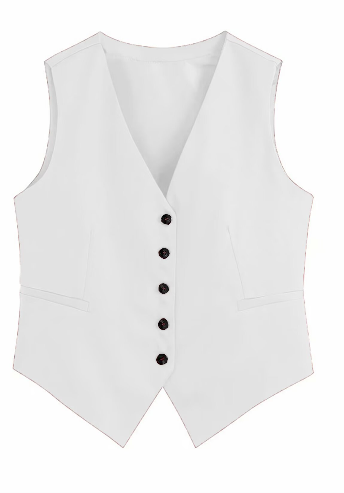 Women's white vest 