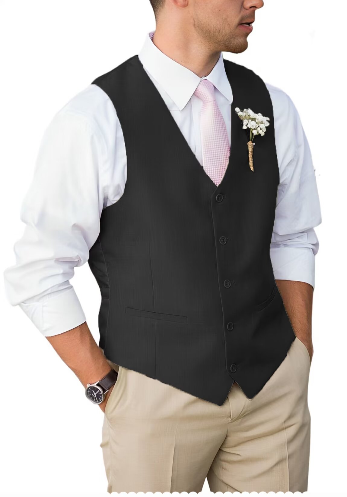 Men's suit vest 