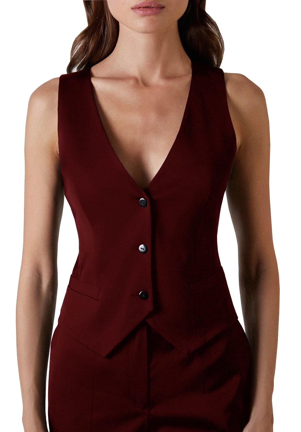 Women's red vest 