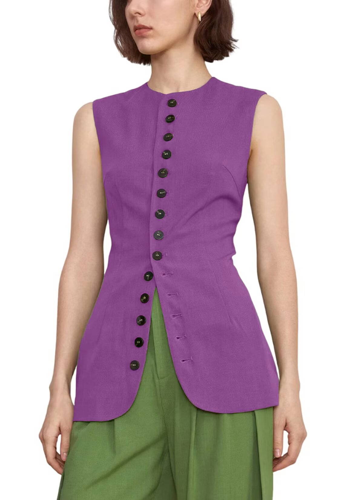 Women's purple vest 