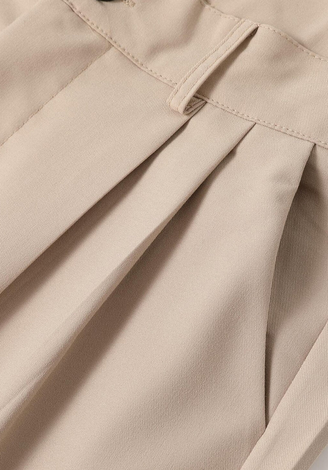 Men's Khaki Pants with Front Pleats