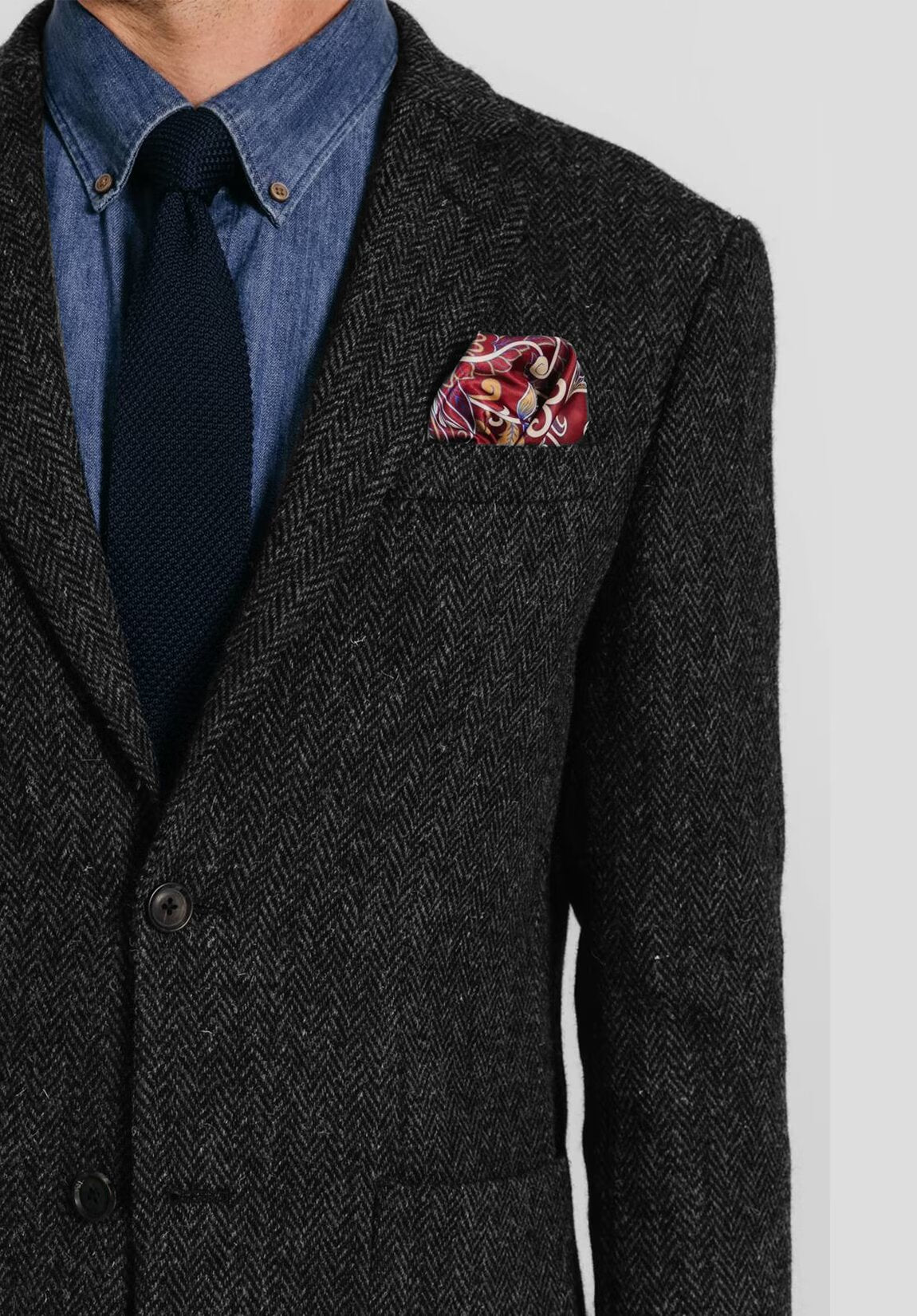 Men Tweed Jacket