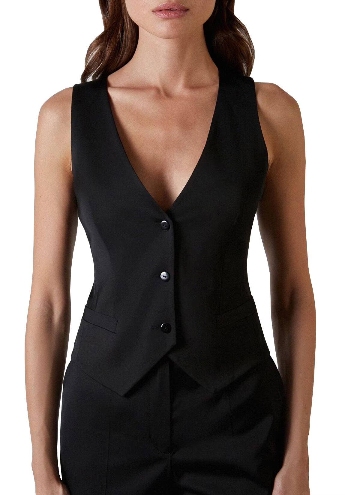 Women's black vest 
