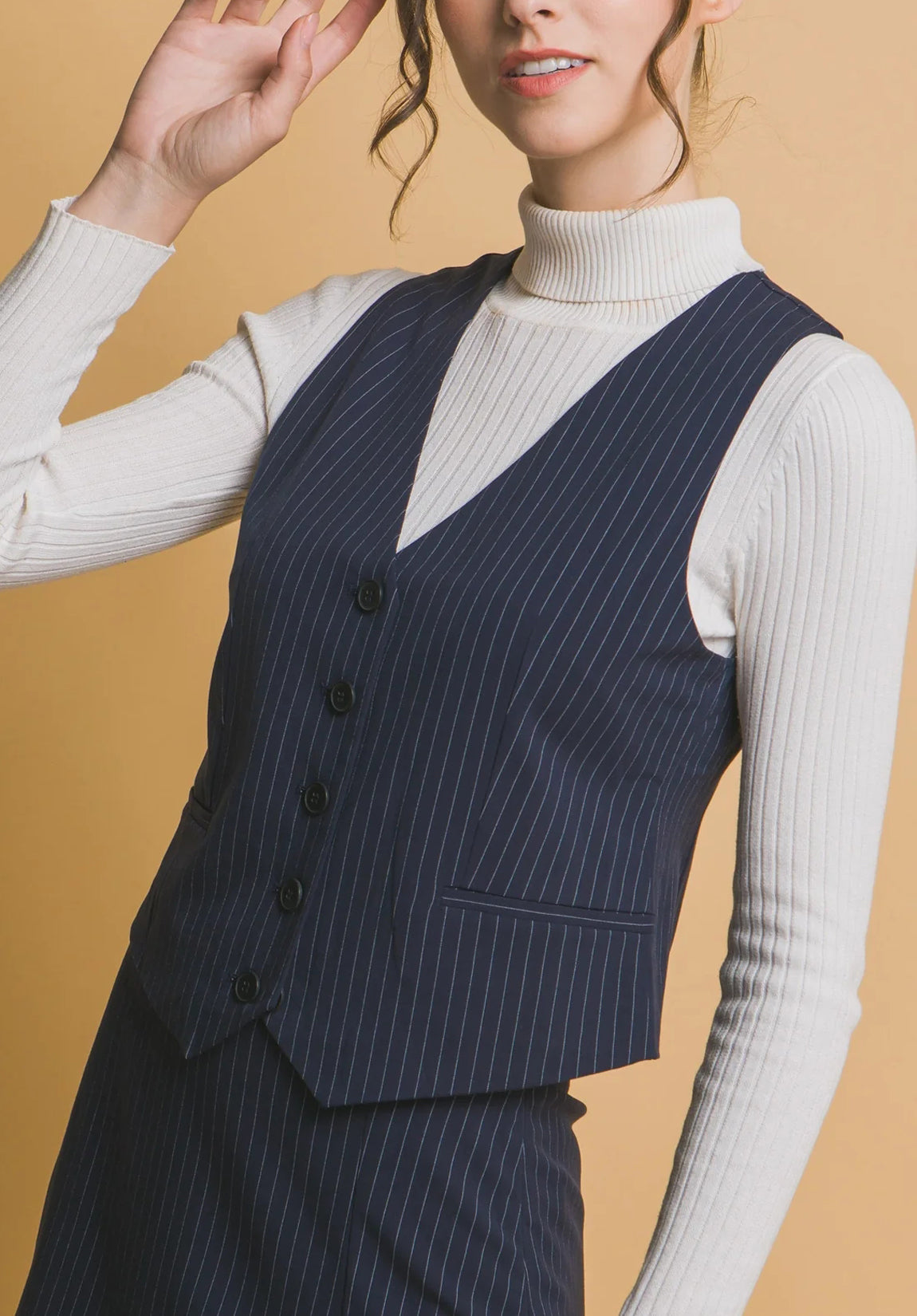 Women's blue vest 