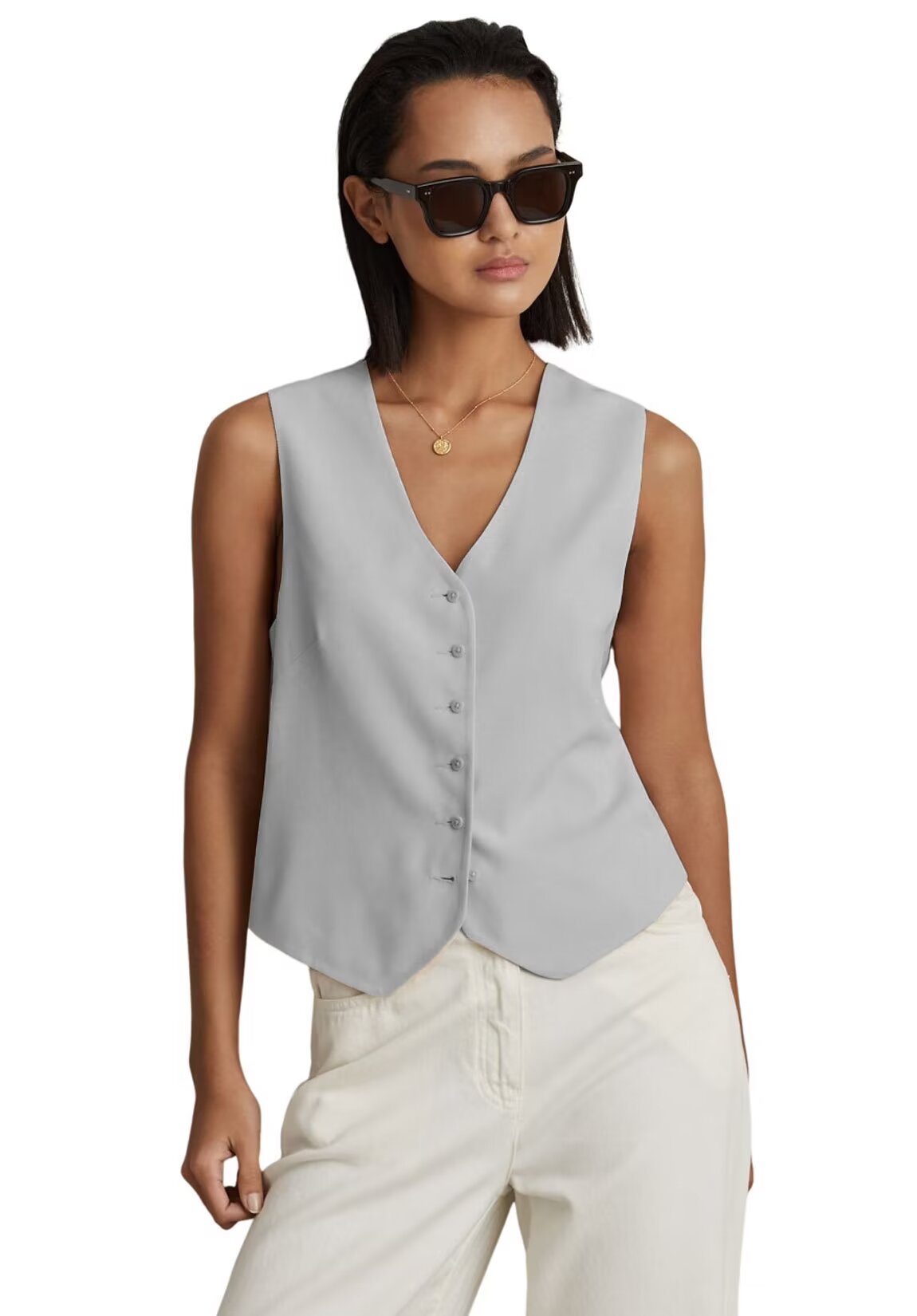 Women's grey vest 