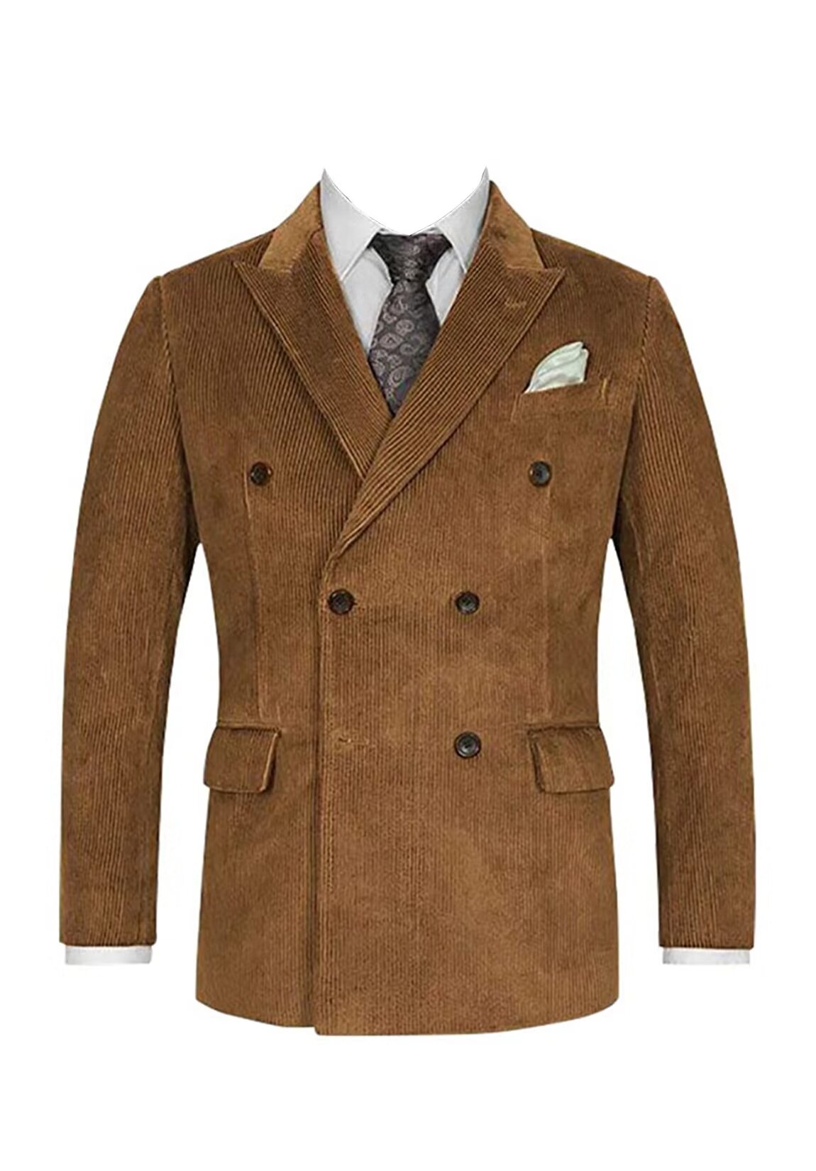 Men's brown corduroy jacket