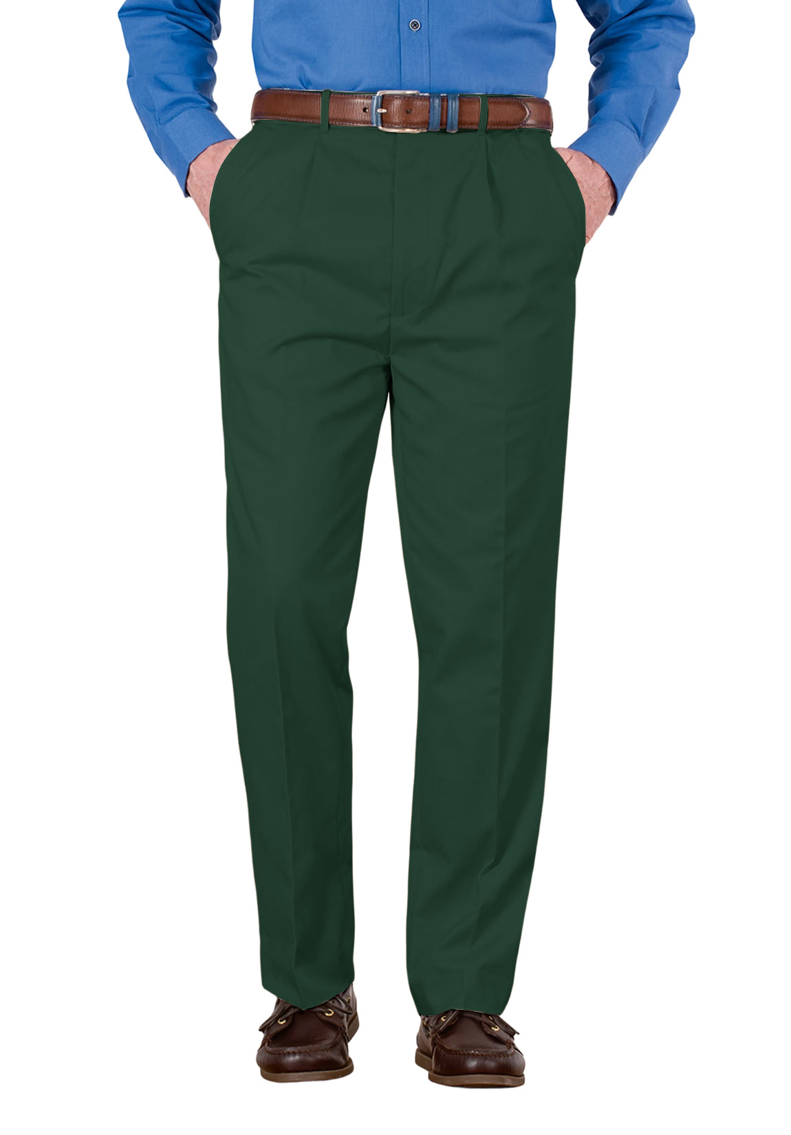men Dark Green dress pants