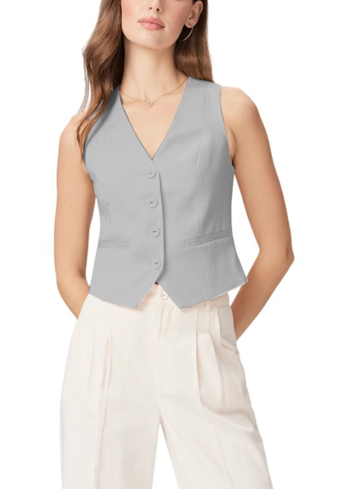 Women's grey vest 