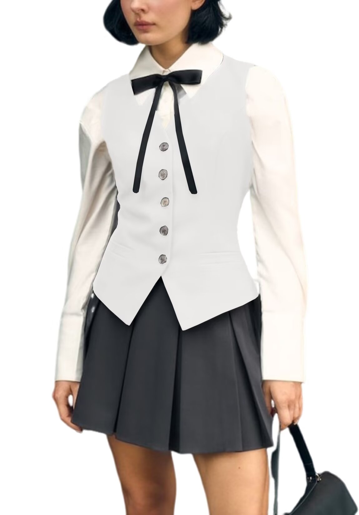 Women's ivory vest 