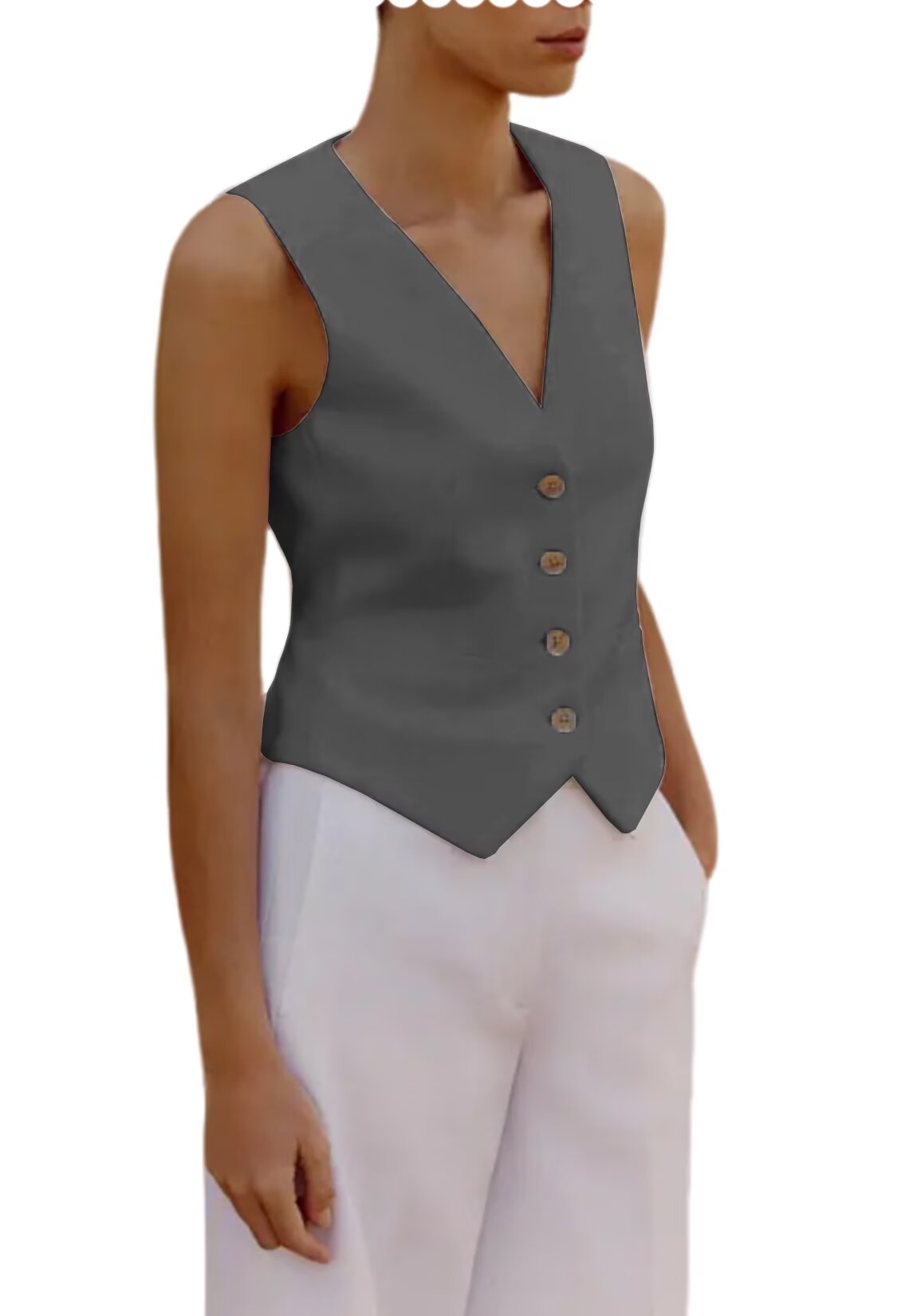 Women's grey vest 